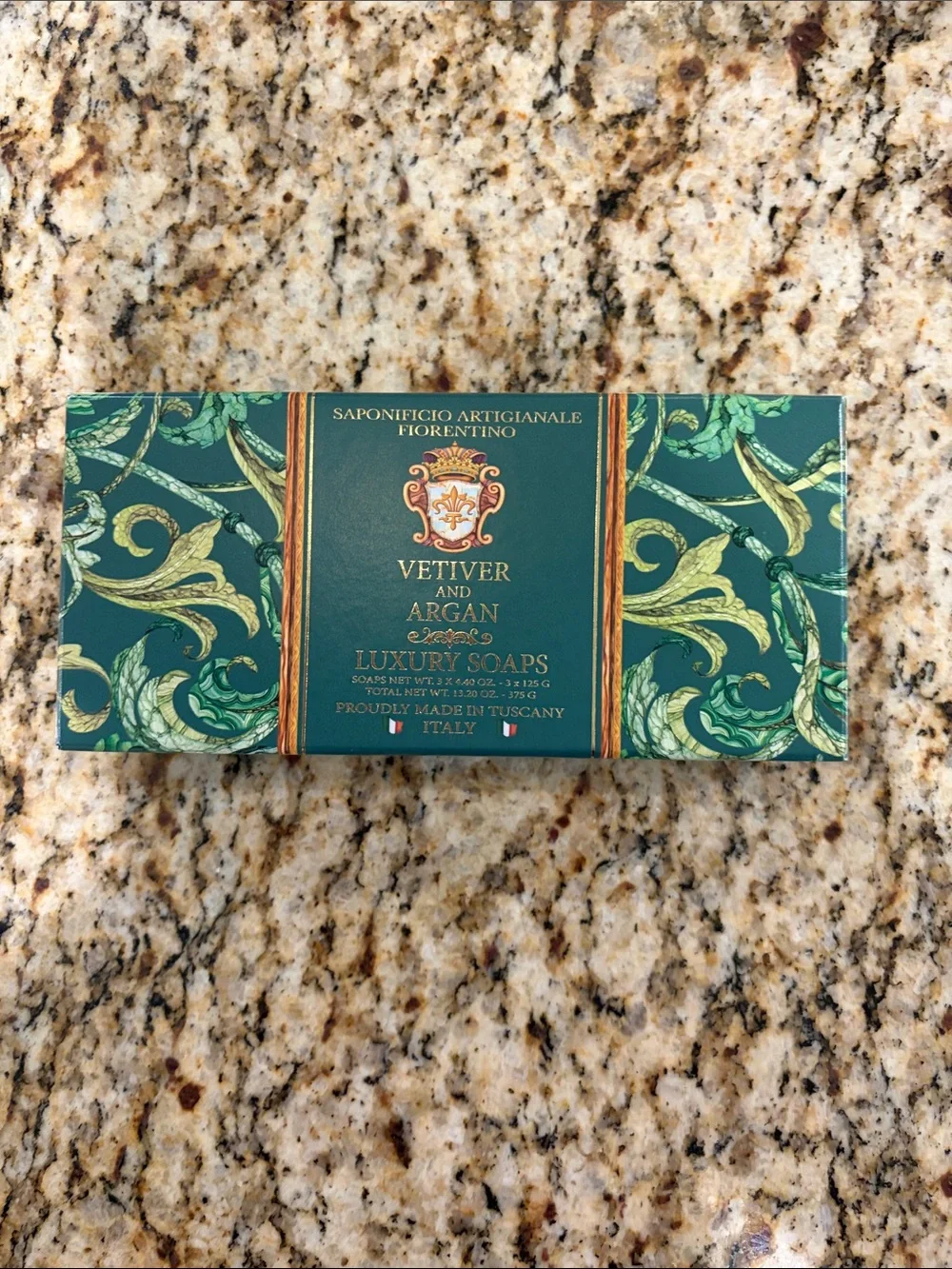 Vetiver & Argan Luxury Soaps - Cream (3-Pack)